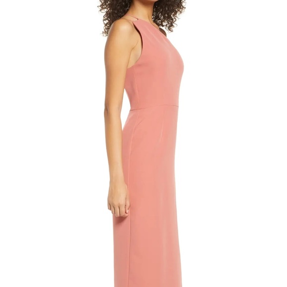 NWOT WAYF The Lenore One Shoulder Column Dress - Picture 2 of 15